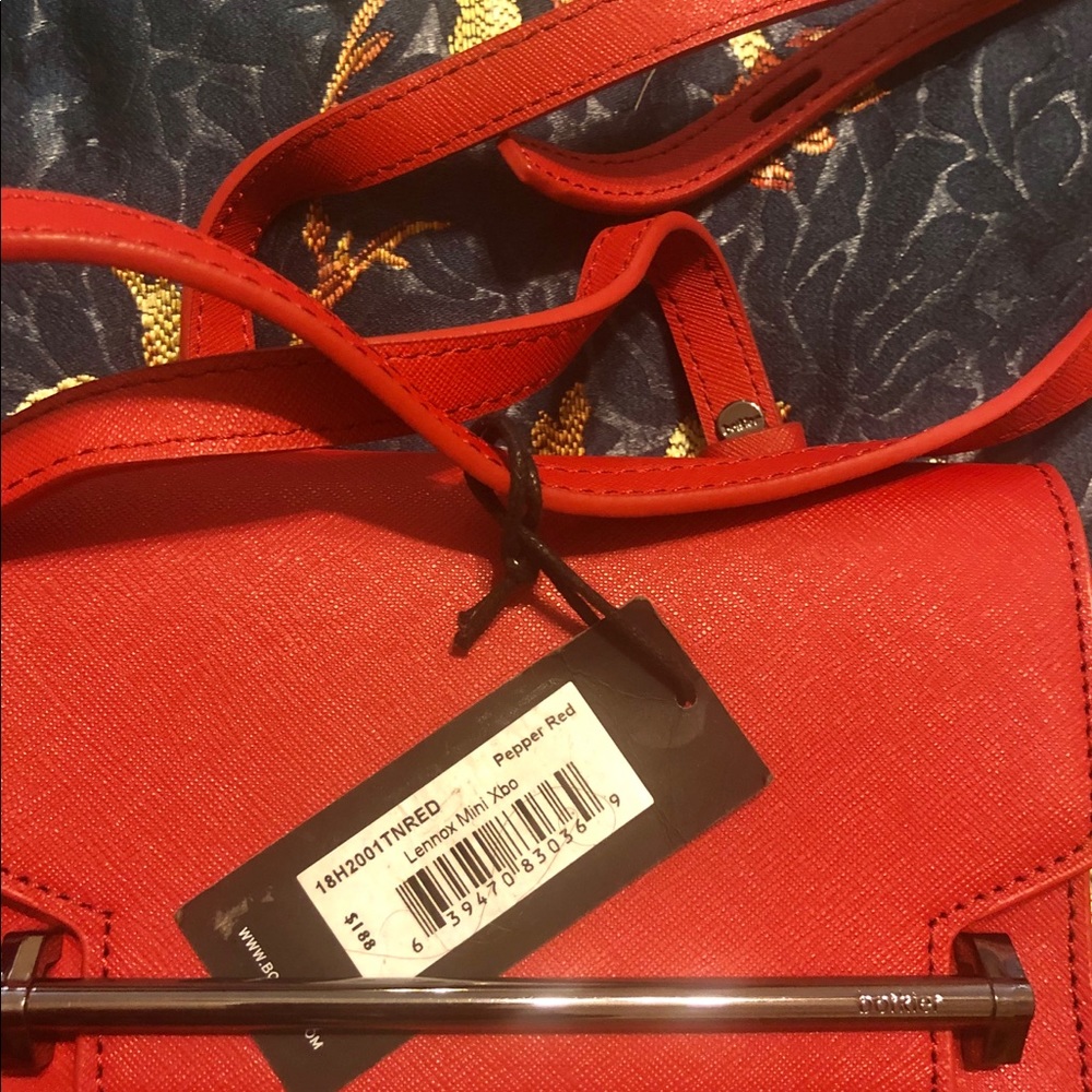 Botkier Lennox Mini Bag Crossbody Bag Pepper Red - Picture 1 of 8
